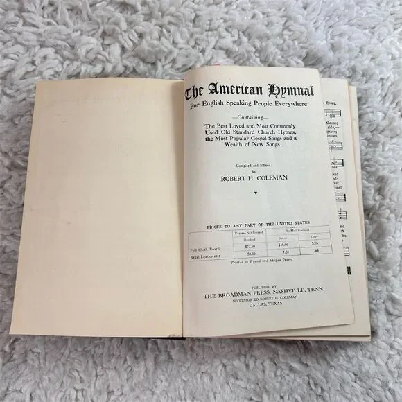 The American Hymnal 1933 Vintage, Hymns, American Hardcover by Robert H. Coleman - Picture 3 of 7